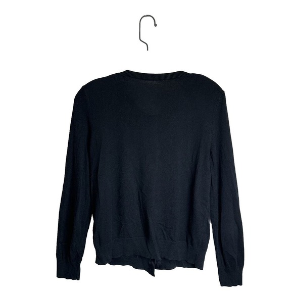 Coach 1941 Black Cardigan Women’s S Long Sleeve Crew Neck Button Front Sweater - Picture 4 of 9